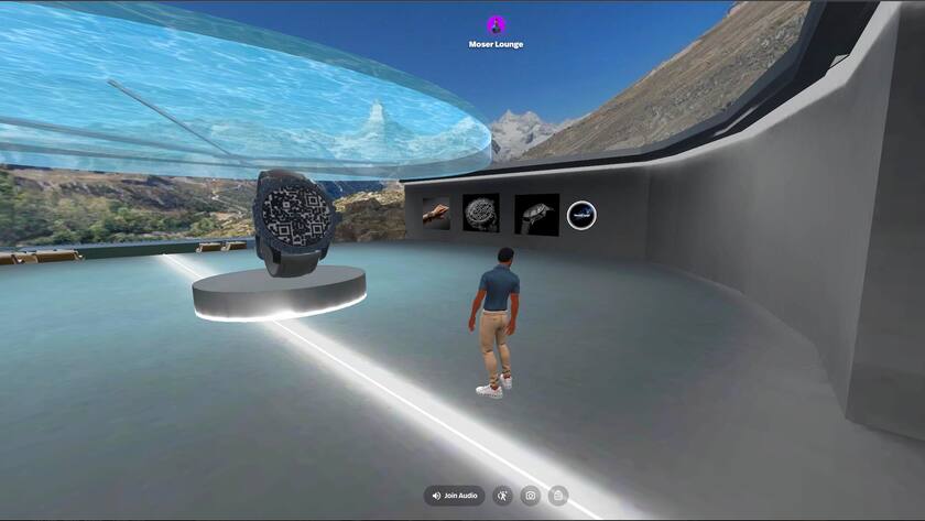 Im Metaverse bei H. Moser & Cie.: Luxusuhren anders erkunden.