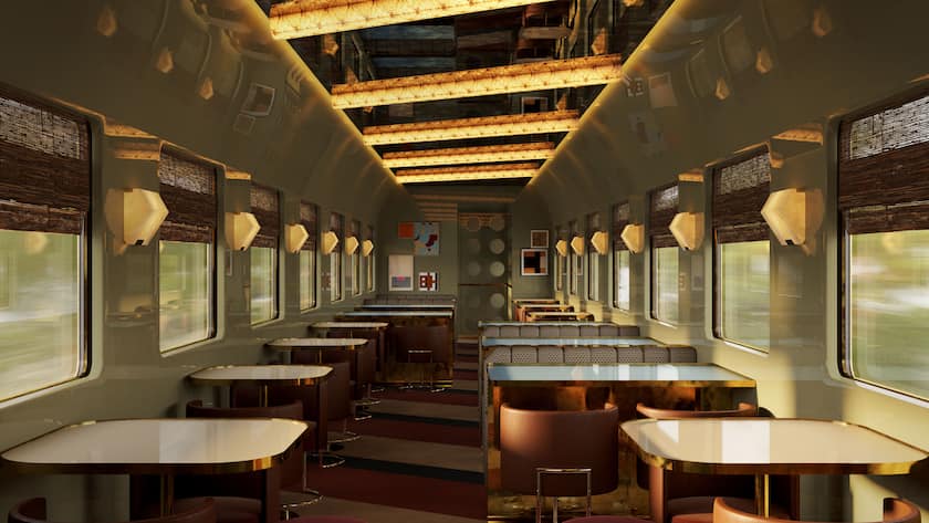 Speisewagen im Orient Express