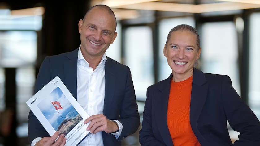 Haben das Affluent-Segment der Ü50 genauer beleuchtet: Alain Beyeler (Finpact) und Tatiana Agnesens (HSLU).