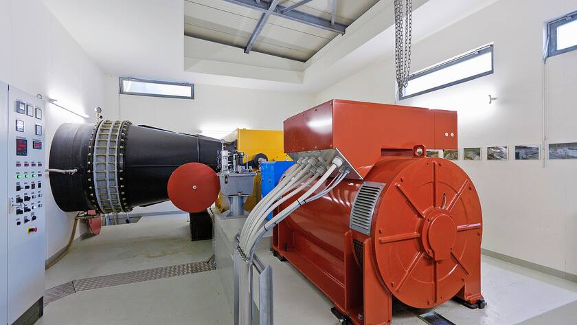 The small hydroelectric power plant Murkart near Frauenfeld