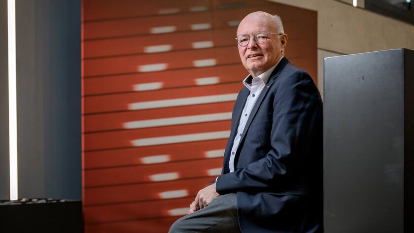 Portrait von Vincent Ducrot, CEO SBB, fotografiert am 21. September 2022 in Bern. (KEYSTONE/Remo Naegeli)