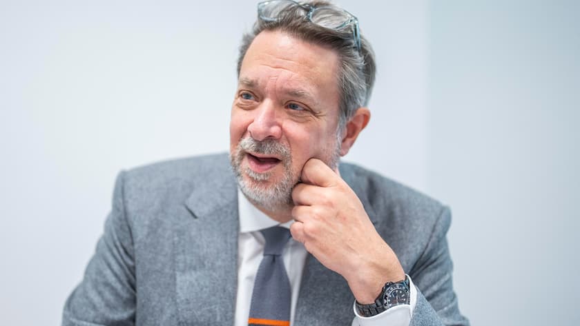 25.09.2024; Zürich; Handelszeitung Gespräch mit Richard Seynor, CEO Sandoz; Interviewbilder von Sandoz CEO Richard Seynor. © Valeriano Di Domenico EDITOR'SNOTE: Richard Saynor