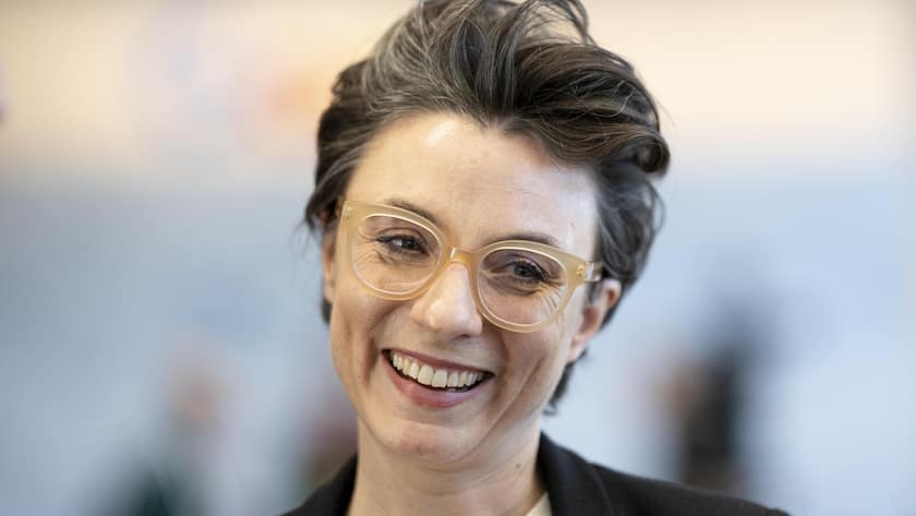 Christine Antlanger-Winter, Country Director Google fotografiert anlaesslich des 20. Geburtstags von Google Schweiz in Zuerich, am Montag, 25. November 2024 in Zuerich. (KEYSTONE/Til Buergy)...