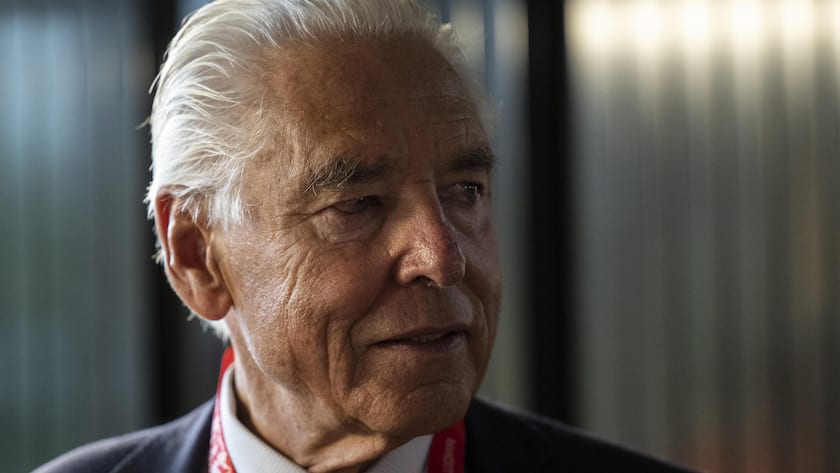 Peter Brabeck, president Geneva science, pictured at the 51st annual meeting of the World Economic Forum, WEF, on Monday, May 23, 2022, in Davos, Switzerland. The forum has been postponed due to the Covid-19 outbreak and was rescheduled to early summer. The meeting brings together entrepreneurs, scientists, corporate and political leaders in Davos under the topic "History at a Turning Point: Government Policies and Business Strategies" from 22 - 26 May 2022.(KEYSTONE/Gian Ehrenzeller).