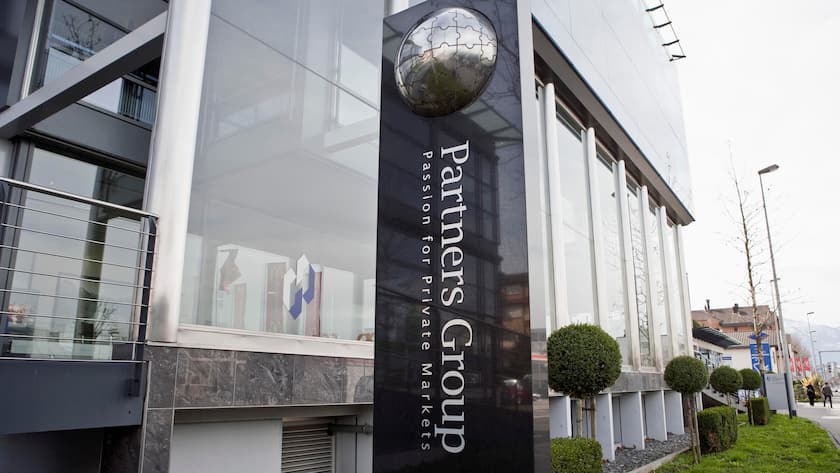 Schild am Sitz der Partners Group Holding AG in Baar, aufgenommen am 31. Maerz 2010. (KEYSTONE/Gaetan Bally)