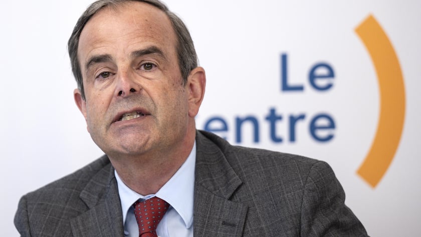 Parteipraesident Gerhard Pfister, Mitte-ZG, spricht am Dreikoenigsgespraech, am Montag, 6. Januar 2025, in Bern. (KEYSTONE/Peter Schneider)