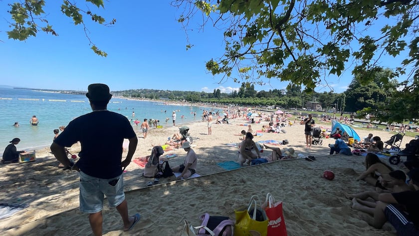 Die schönsten Stadtstrände der Schweiz Plage des Eaux-Vives in Genf