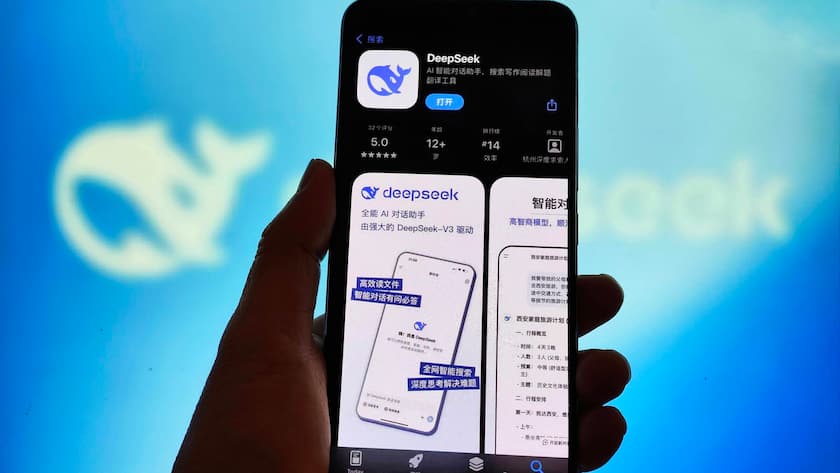 Illustration DeepSeek SUQIAN, CHINA - JANUARY 27, 2025 - Illustration DeepSeek, Suqian, Jiangsu, China, 27 January 2025. Suqian Jiangsu China PUBLICATIONxNOTxINxCHN Copyright: xCFOTOx i1737950480747