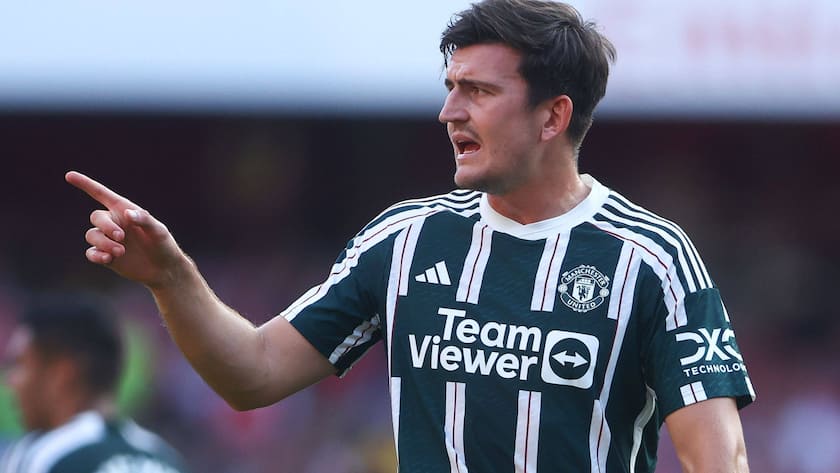 Harry Maguire of Manchester United, ManU Arsenal v Manchester United, Premier League, Football, Emirates Stadium, London, UK - 03 Sep 2023