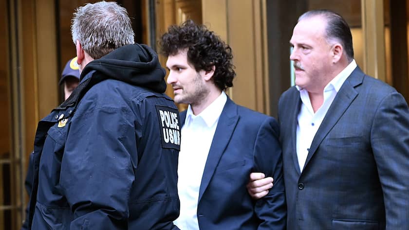 Sam Bankman-Fried nach seiner Auslieferung an die USA.