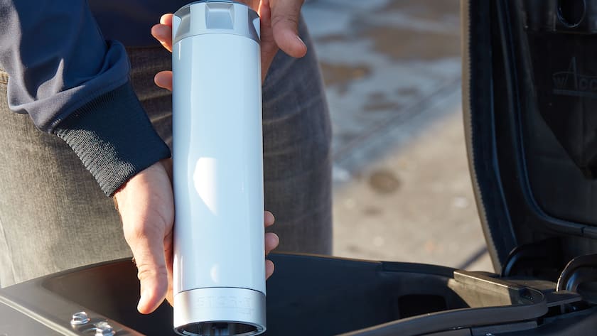 Ein Wasserstofftank der Genfer Firma Stor-H