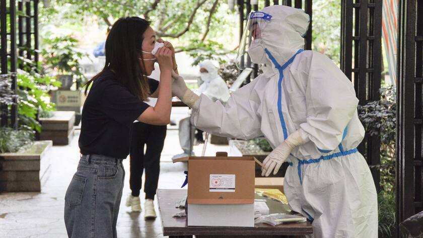 Coronavirus Shanghai Covid Test