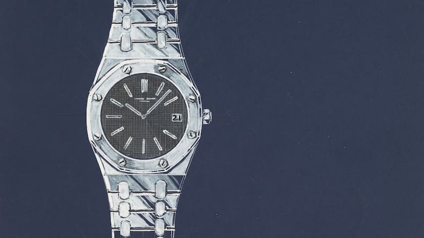 Original-Entwurf der Royal Oak von Gerald Genta