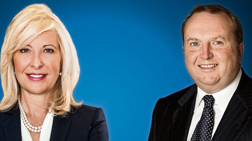 Ex-Risikochefin der CS Lara Warner und Nachfolger David Wildermuth