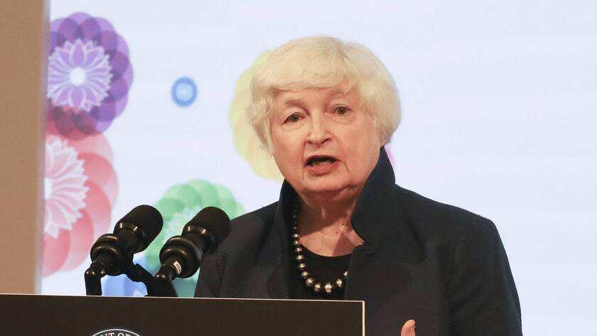 Janet Yellen in Indien: Am G20-Gipfel gibt es viel Diskussionsbedarf.