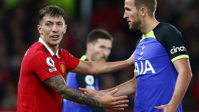 Harry Kane, Tottenham, Lisandro Martinez, Manchester United, Fussball