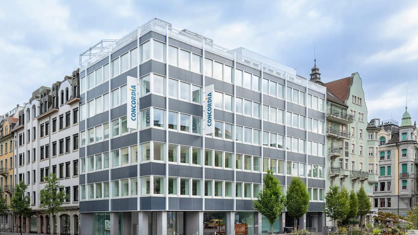 Der Hauptsitz der Krankenkasse Concordia in Bern.