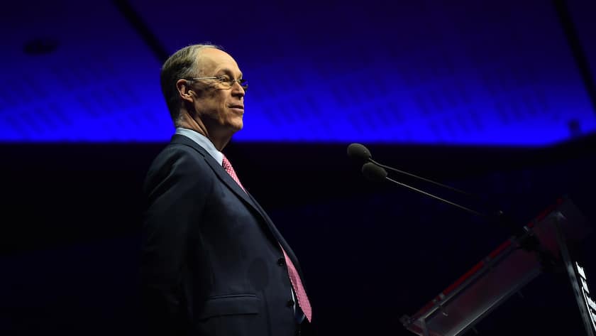 Nobelpreisträger Douglas W. Diamond an einer Tagung in Paris, 2023