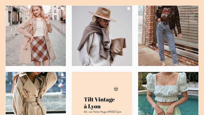 Manor bringt eine französische Secondhand-Kette in die Schweiz Tilt Vintage Instragram