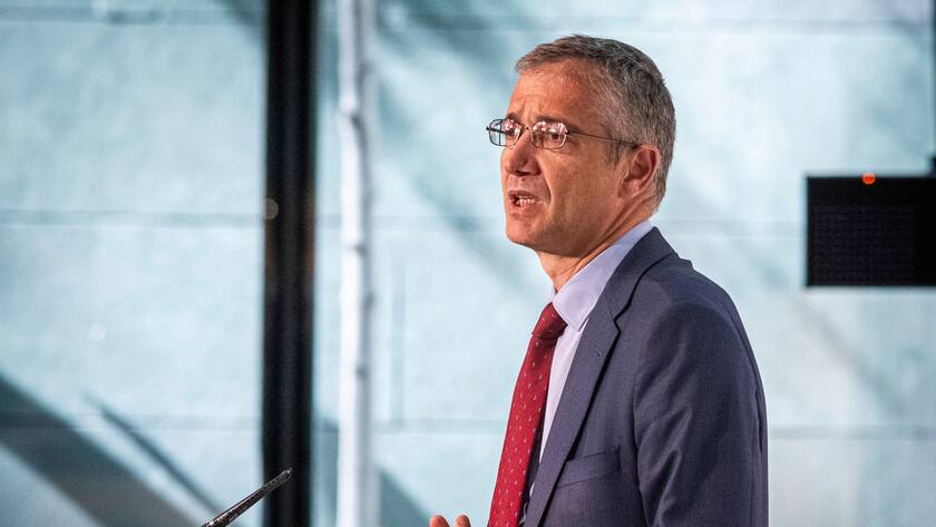 Pablo Hernandez de Cos, Spaniens Notenbankchef und EZB-Ratsmitglied, ist zuversichtlich hinsichtlich einer Zinssenkung.