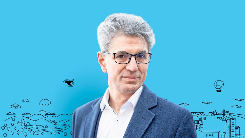 «Gesucht werden Nähe zum Zentrum, ein See und tiefe Steuern»  Prof. Dr. Donato Scognamiglio, am 19.01.2023 in Freienstein-Teufen.