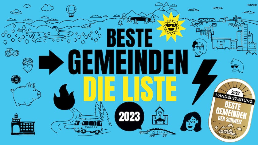 Die vollständige Liste des Gemeinderatings 2023 Gemeinderating 2023: die vollständige Liste