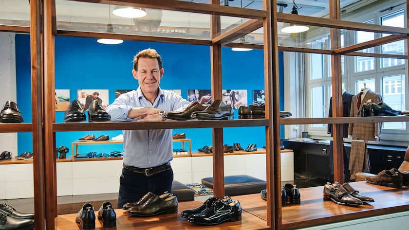 Dominik Risch: Entwickelte den Business-Schuh für Bruder Leichtfuss