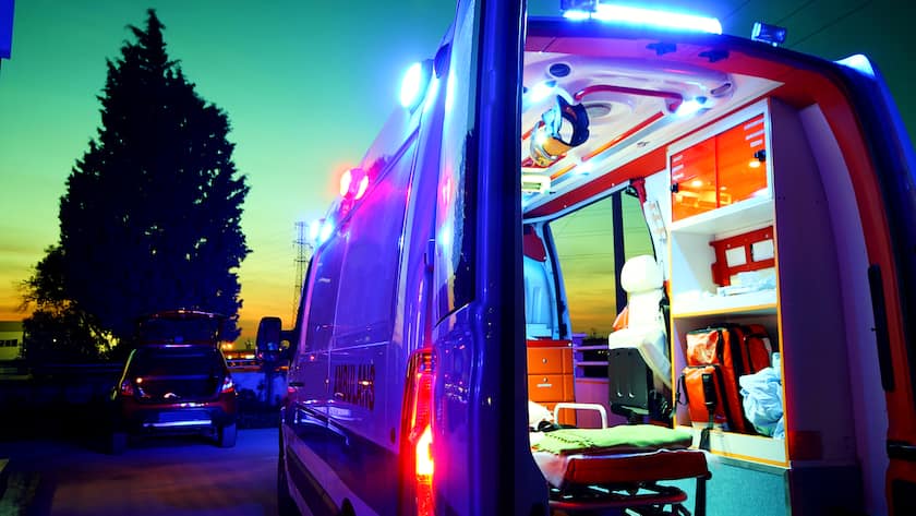 Krankenwagen im Einsatz