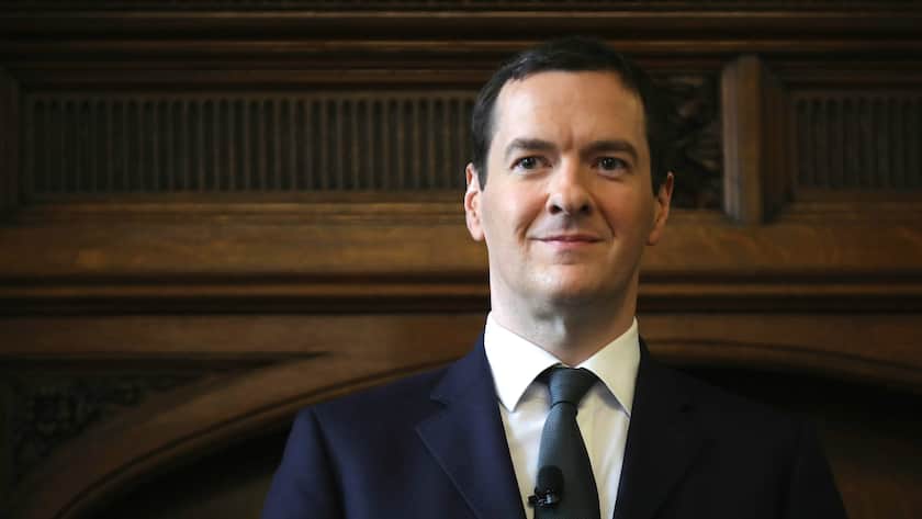 George Osborne Evening Standard Tory Chancellor of the Exchequer