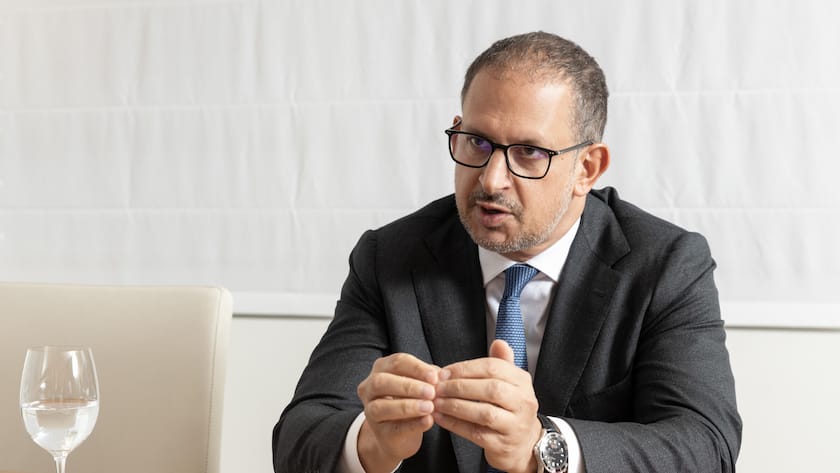 Portrait von Philipp Rickenbacher, CEO von Julius Bär Fotografiert in Zürich am 9.3.2023