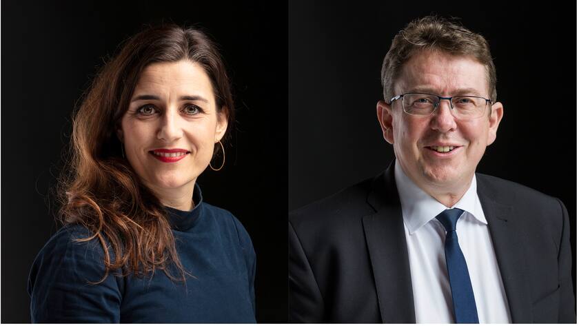 Flavia Wasserfallen und Albert Rösti