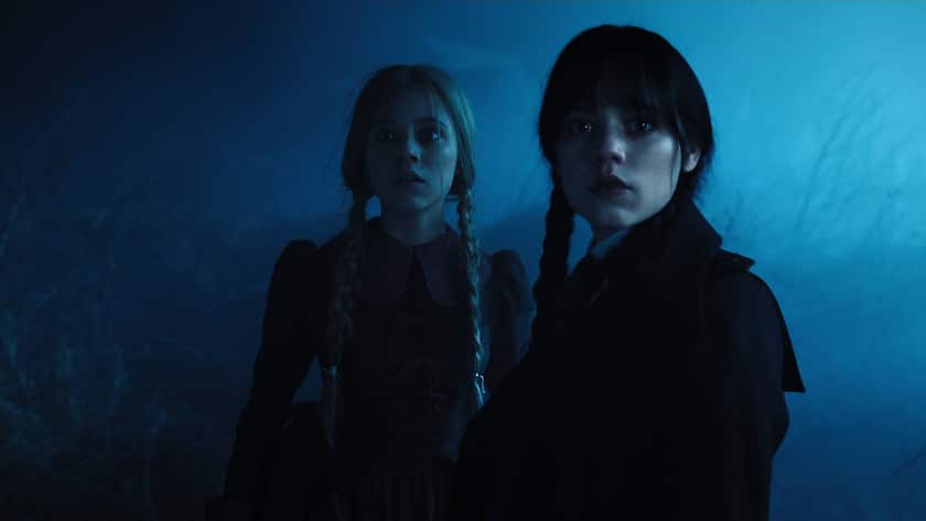 Jenny Ortega in der Rolle der Wednesday Addams für die Netflix-Serie.