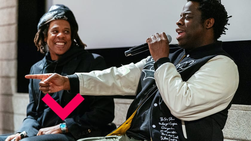 Jay-Z mit der Tiffany-Nautilus.