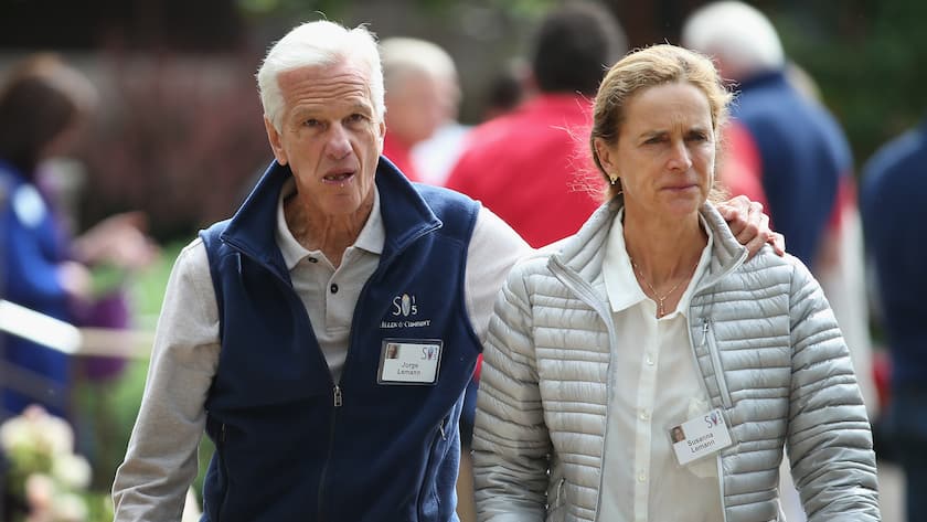 SUN VALLEY, ID - JULY 09: Jorge Lemann, Swiss-Brazilian banker, and wife Susanna attend the Allen & Company Sun Valley Conference on July 9, 2015 in Sun Valley, Idaho. Many of the worlds wealthiest and most powerful business people from media, finance, and technology attend the annual week-long conference which is in its 33rd year. (Photo by Scott Olson/Getty Images)
