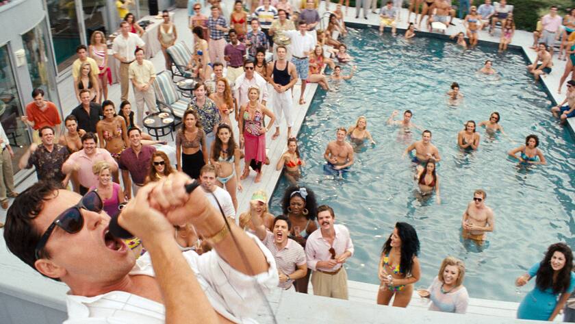 THE WOLF OF WALL STREET, Leonardo DiCaprio, 2013. / Paramount Pictures/courtesy Everett Collection Paramount/Courtesy Everett Collection ACHTUNG AUFNAHMEDATUM GESCHÄTZT PUBLICATIONxINxGERxSUIxAUTxONLY Copyright: xParamount/CourtesyxEverettxCollectionx MCDWOOF EC076