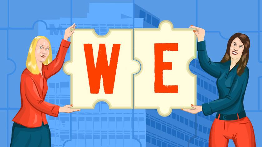 Eliane Weiss und Angela Feubli Topsharing