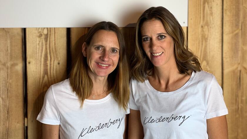 Sandra Diestelhorst-Tessaro (links) und Claudia Bill vom Zürcher Unternehmen Kleiderberg