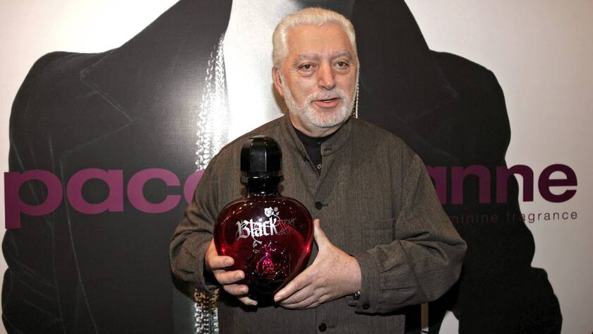 Modedesigner Paco Rabanne (ESP) anlässlich der Präsentation seiner neuen Düfte - Black XS for Him - und - Black XS for Her - in Barcelona PUBLICATIONxINxGERxSUIxAUTxONLY (R01709603)