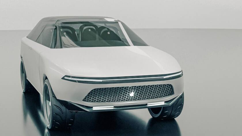 Apple Car Rendering Vanarama