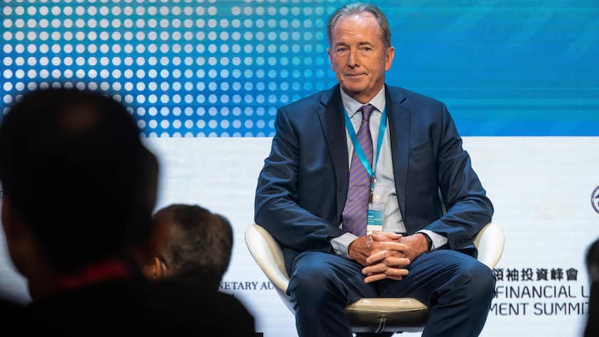 November 2, 2022, Hong Kong, China: James Gorman, chairman and chief executive of Morgan Stanley, seen during the Global Financial Leaders Investment Summit in Hong Kong. Hong Kong China - ZUMAs197 20221102_zaa_s197_499 Copyright: xSebastianxNgx