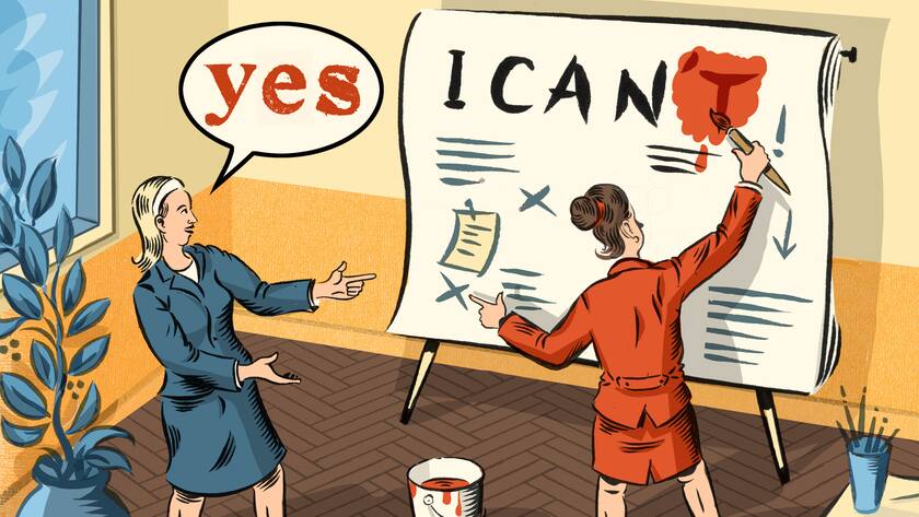 Illustration Management / HZ 17 - Lohnverhandlung