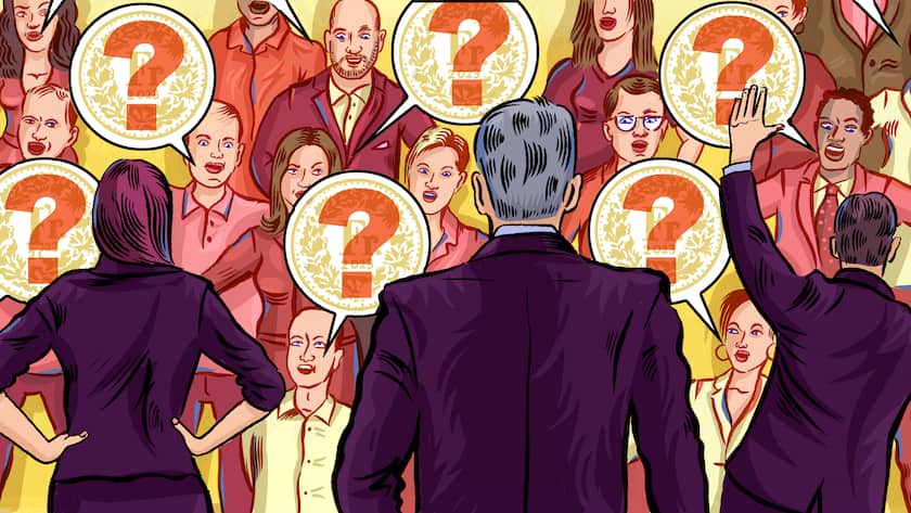 Illustration Lohntransparenz Andrea