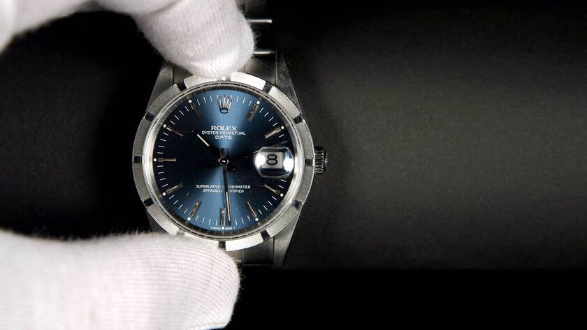 Eine Rolex Oyster Perpetual Date: Die Marke mit der Krone dominiert die weltweite Uhrenindustrie.