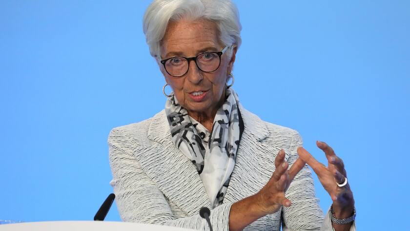 08.09.2022, Frankfurt, DEU Pressekonferenz der Europaeischen Zentralbank, ECB, Christine Lagarde, Praesidentin der Europaeischen Zentralbank