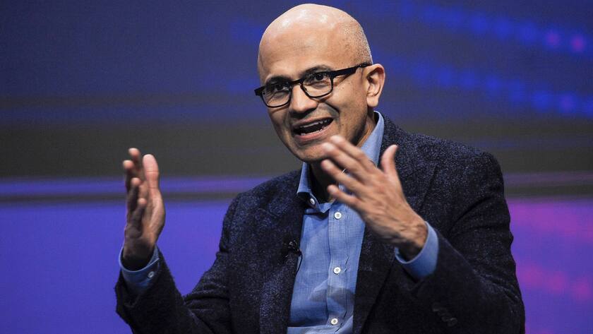 Microsoft-Chef Satya Nadella: Ein «Copilot für die Arbeit».