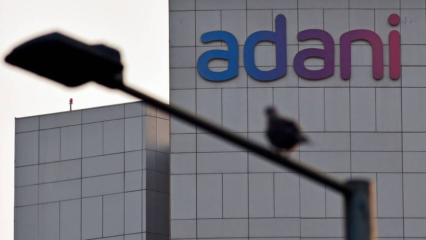 January 22, 2023, Ahmedabad, India: View of Adani corporate office building in Ahmedabad. Adani is a multinational conglomerate founded by its Chairman Gautam Adani conducting diversified business across the world. Ahmedabad India - ZUMAs197 20230122_zaa_s197_538 Copyright: xAshishxVaishnavx