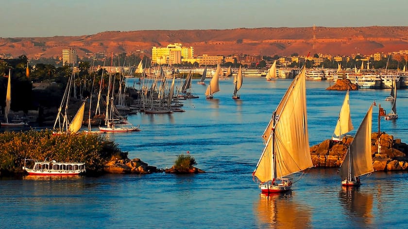 Der Nil bei Assuan ist auch heute noch ein spannender touristischer Höhepunkt.