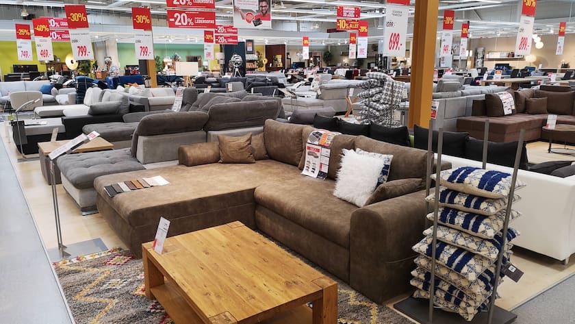 27.05.2019 , SCHWEIZ , Möbelhaus und Einrichtungen , Conforama Schweiz *** 27 05 2019 , SWITZERLAND , Furniture Store and Equipment , Conforama Switzerland