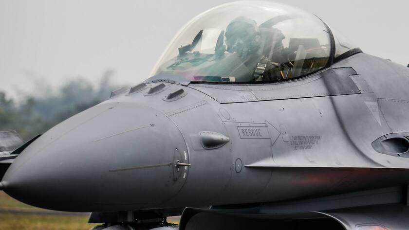 F-16V der taiwanesischen Luftwaffe: China betrachtet die Insel als abtrünnige Provinz.