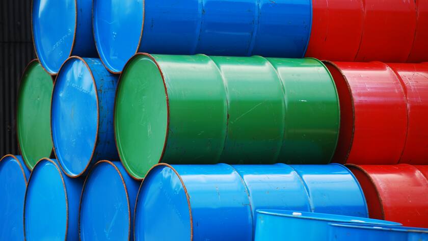 Rohstoffe - Ölfässer